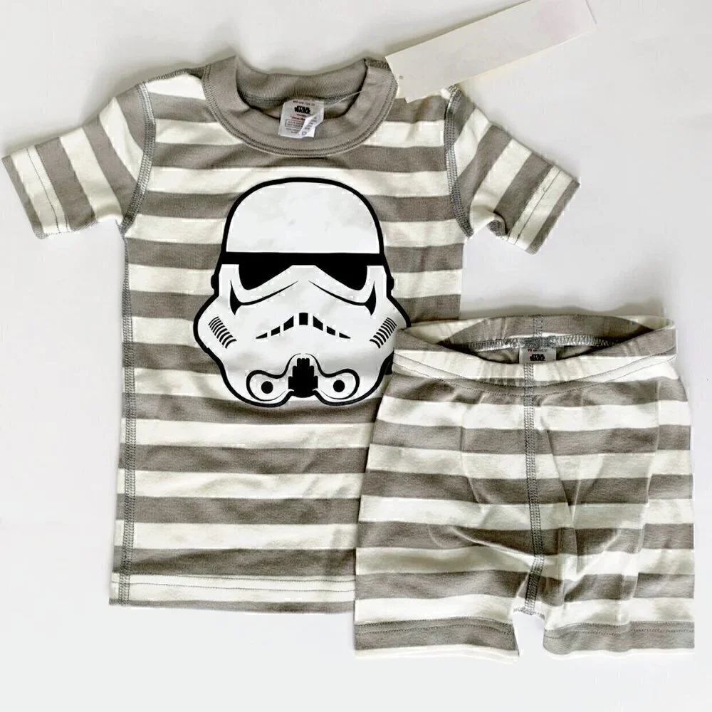 NWT Hanna Andersson Star Wars Boys Short John Pajama, 2T 2 years 18-24 Months 3T